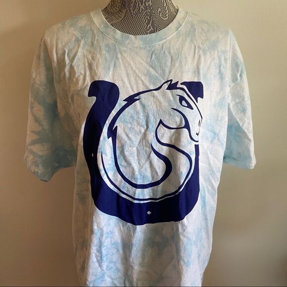 NFL Indianapolis Colts custom tie died graphic T-shirt - Picture 2 of 12